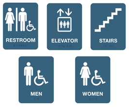 ADA-Compliant signs from InPro and Austin Specialties