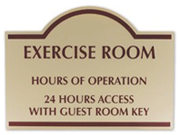 Informational signage from Austin Specialties and InPro