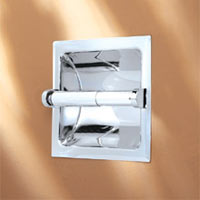 Recess tissue holder, chrome, 782 from Gatco.  
